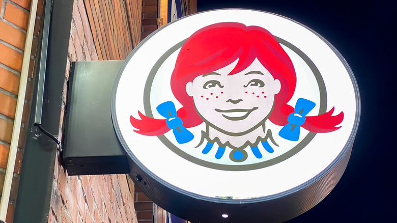 Wendy's logo on a store sign