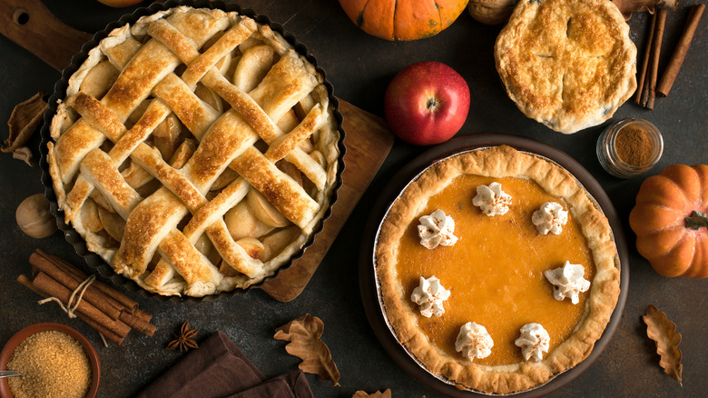 Homemade holiday pies