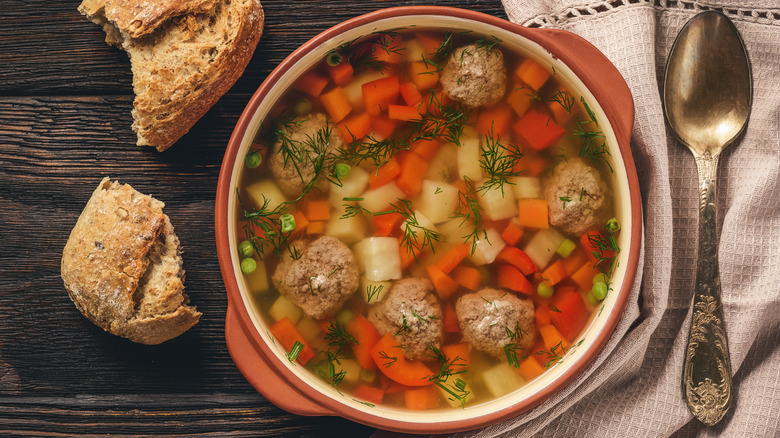 Meatball soup