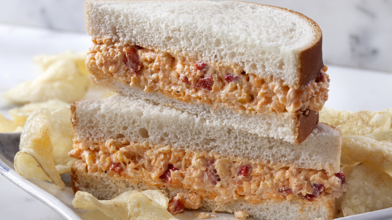 Pimento cheese sandwiches