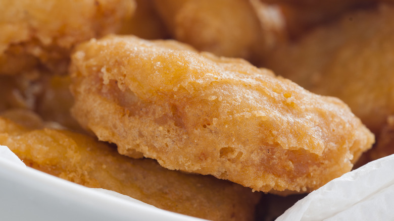 Chicken McNugget close up