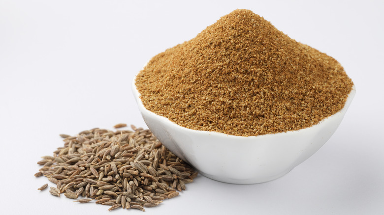 cumin powder and seeds