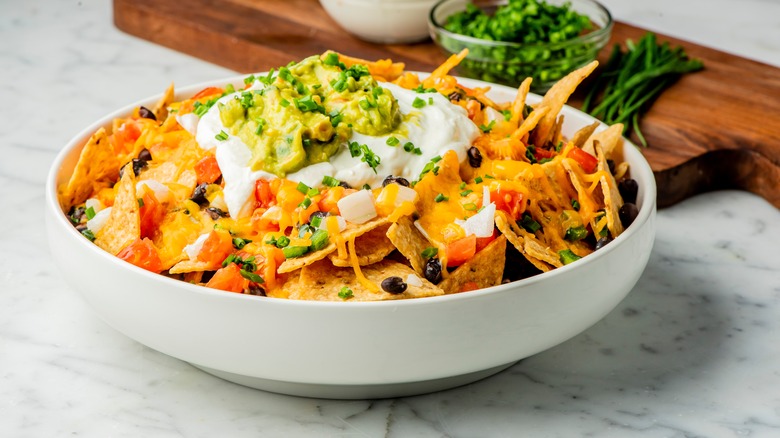 bowl of nachos