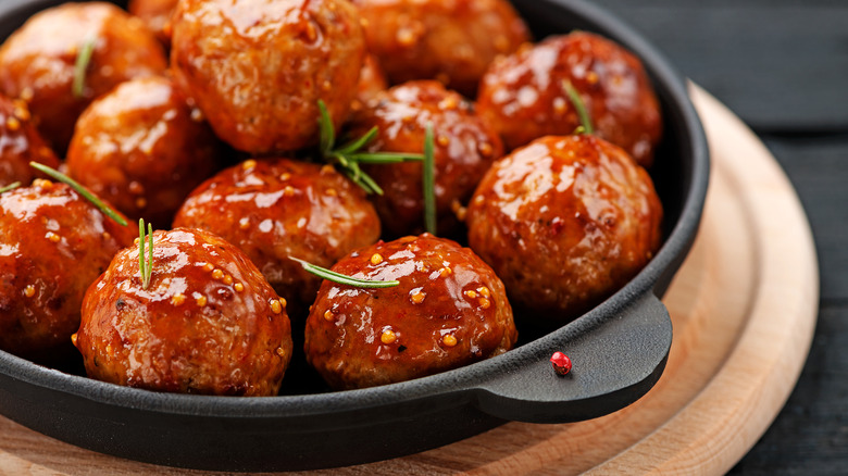 The Unexpected Sweet Ingredient For The Juiciest Meatballs