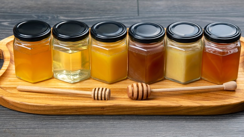 Jars of honey