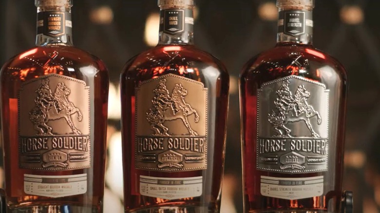 Bottles of Horse Soldier Bourbon