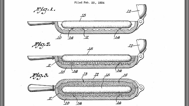 Patent image for corn dog cooker 