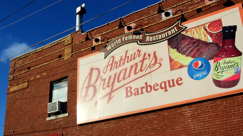 Arthur Bryant's Barbeque sign