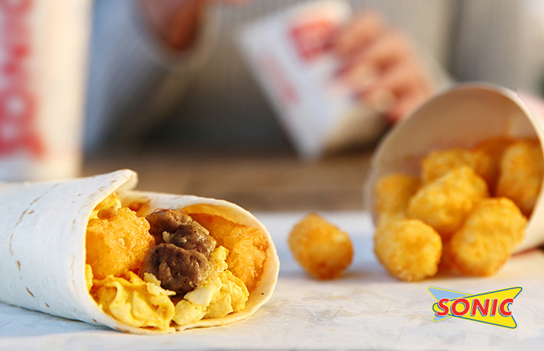 Sonic: Ultimate Meat and Cheese Breakfast Burrito