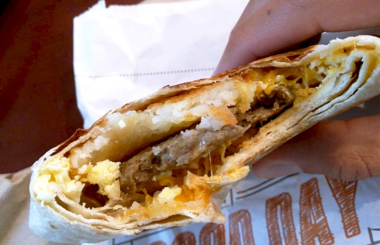 Taco Bell: Breakfast Crunch Wrap, Sausage