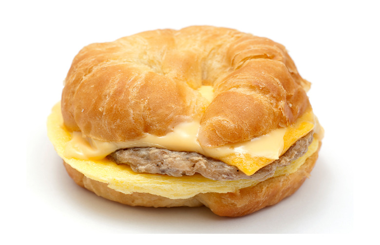 Dunkin' Donuts: Sausage, Egg, and Cheese on a Croissant