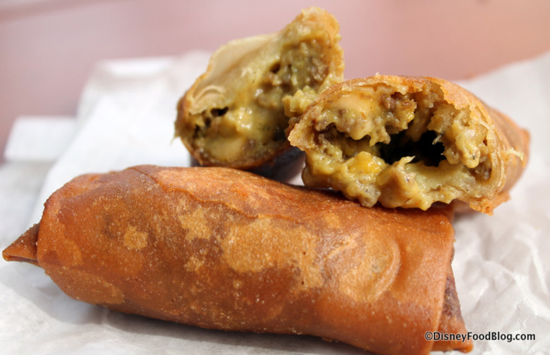 Cheeseburger Spring Rolls: Egg Roll Wagon at Animal Kingdom