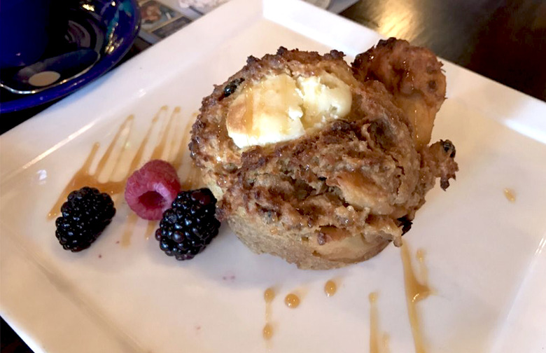 Caramel Apple-Stuffed French Toast: Cinderella's Royal Table at Magic Kingdom