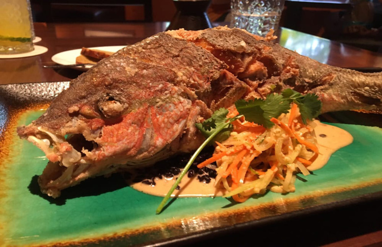 Whole-Fried Sustainable Fish: Tiffins at Magic Kingdom