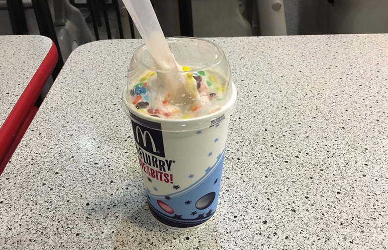 Desserts & Shakes: McFlurry With M&M's Candies