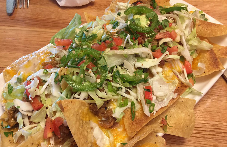 Salsa Verde Beef Nachos