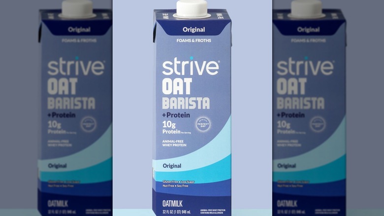 strive oat barista milk