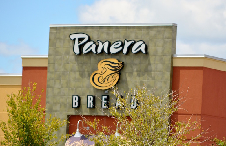 Panera's Sierra Turkey Sandwich on Asiago Cheese Focaccia 