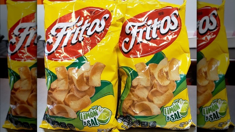 Rows of Fritos snack chips