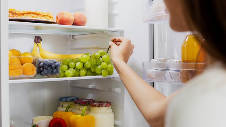 fruit in refrigerator