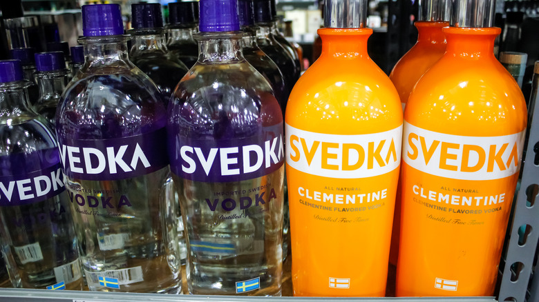 svedka vodka on shelf