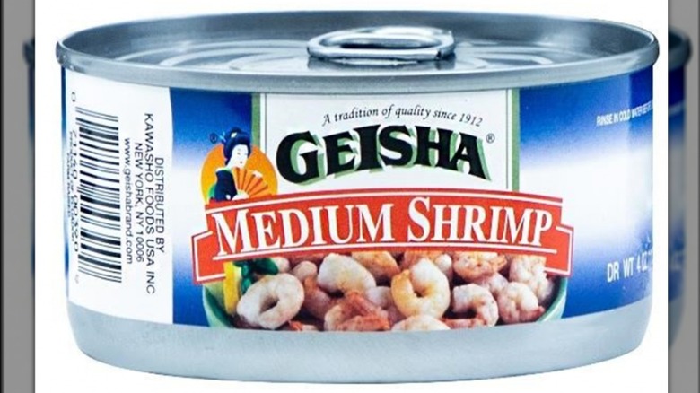 GEISHA canned shrimp