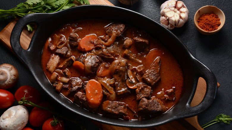 dish of Boeuf Bourguignon