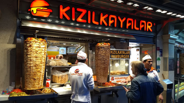 Kizilkaya serving burgers Istanbul