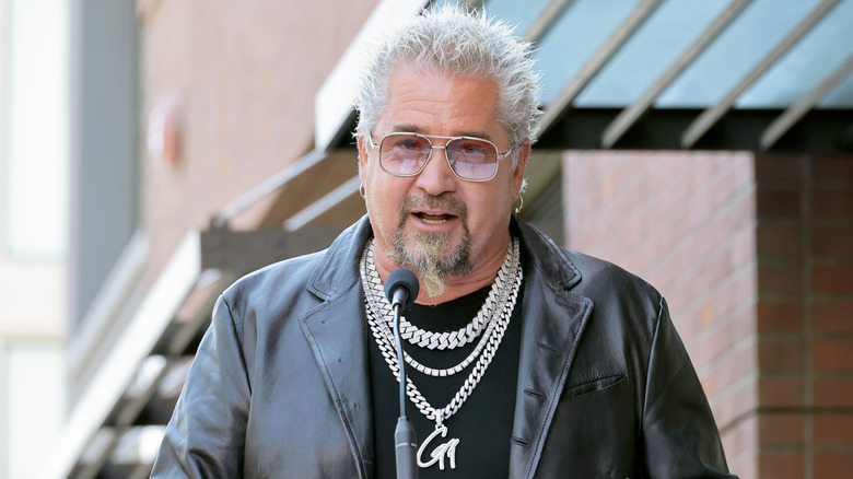 Guy Fieri at publicity event