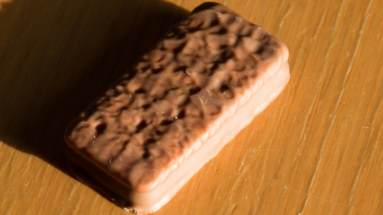 Tim Tam on wooden table