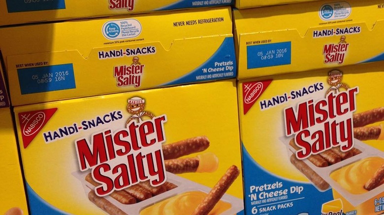 boxes of Mister Salty