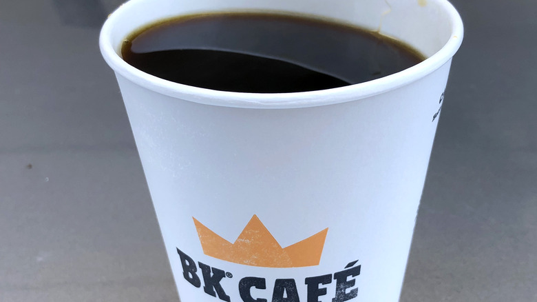 A cup of BK coffee