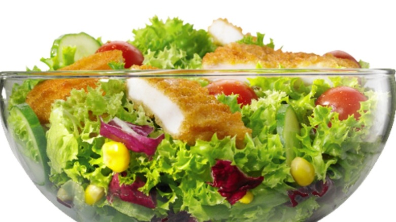 A BK garden chicken salad