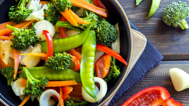 Vegetable stir-fry