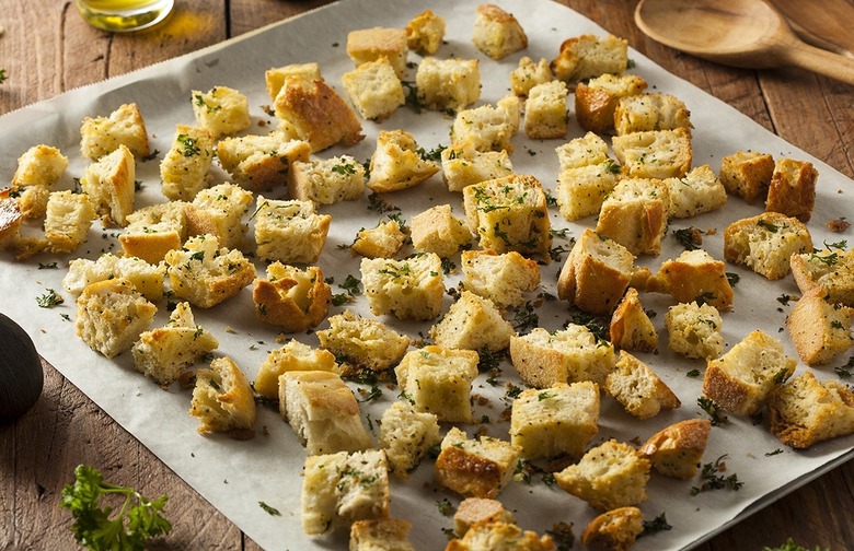 Turn Stale Bread Into Croutons