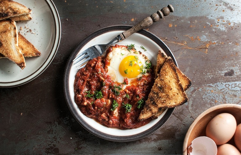 Breakfast: Eggs in Purgatory