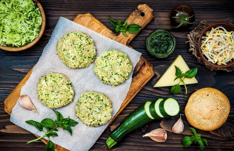 Dinner: Quinoa Zucchini Burgers