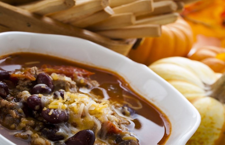 Lunch: Turkey Chili With Adzuki Beans