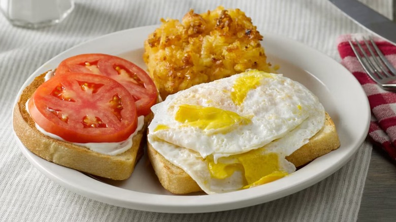 Cracker Barrel egg sandwich