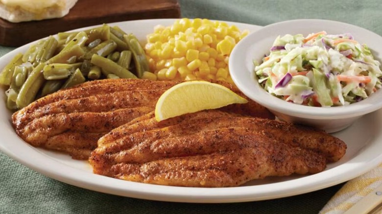 Cracker Barrel grilled catfish