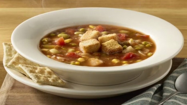 Cracker Barrel vegetable soup bowl