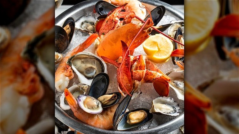 Seafood platter from Bouchon Bistro