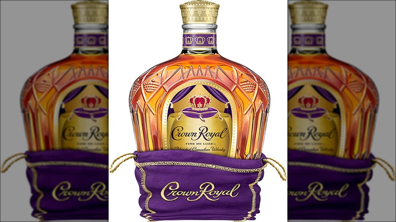 bottle of Crown Royal