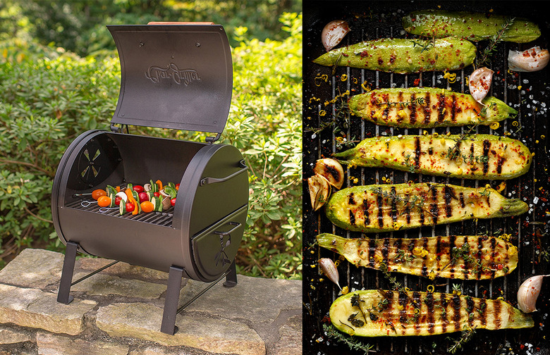 Char-Griller Table Top Charcoal Grill and Side Fire Box, $66.00 