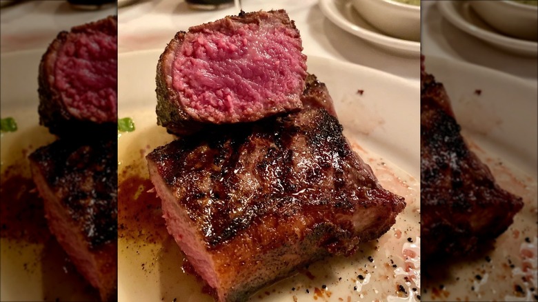 Steak at Lewnes' Steakhouse