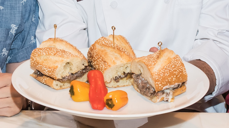Philly cheesesteak at Barclay Prime