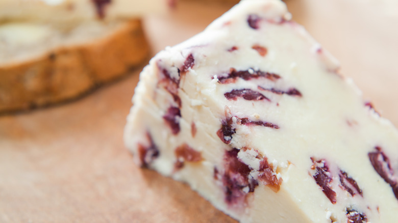 Wensleydale cheese with cranberries