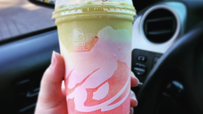 Taco Bell Tie-Dye Freeze