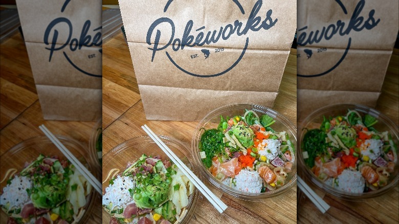 Pokeworks bowls and bag