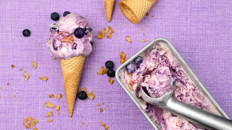 blueberry ice cream